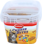 Sanal kat cheese bites cups, 75 gram