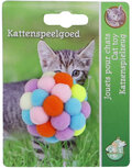 Boon pompom bal multicolor + bel 5cm