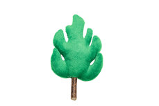 Beeztees Jungle Matatabi Blad Kattenspeelgoed Pluche Groen 12x8x3 cm