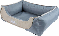Napzzz divan waterproof duo grijs/beige 