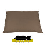 Lex &amp; Max Tivoli orthopedisch 100x70 cm hondenkussen Taupe