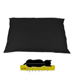 Lex &amp; Max Tivoli orthopedisch 100x70 cm hondenkussen Black