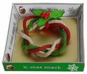 Boon kerstkrans in blisterdoos rood/groen/wit