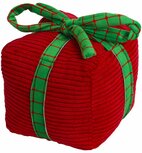Boon speelgoed kerstcadeau pluche rood / groen 12cm