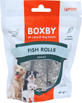 Proline Boxby, fish rolls