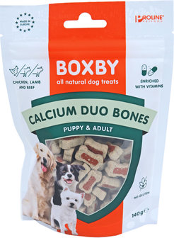 Proline Boxby, puppy snacks calcium duo bones
