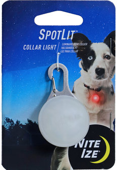 Nite-ize Spot Lit safety light rond, rood