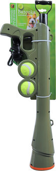 Boon bazooka tennisbalschieter met 2 tennisballen, 65 cm