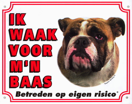 Waakbord Engelse Bulldog