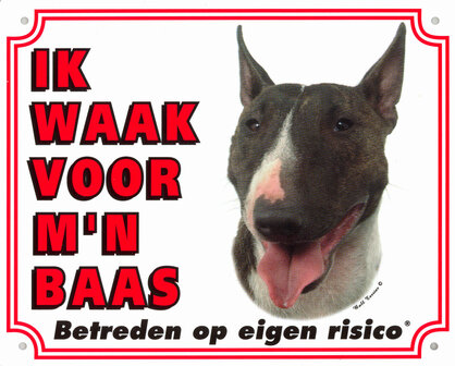 Waakbord Bull Terrier