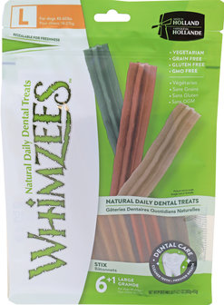 Whimzees stix assorti large, 7 stuks in valuebag