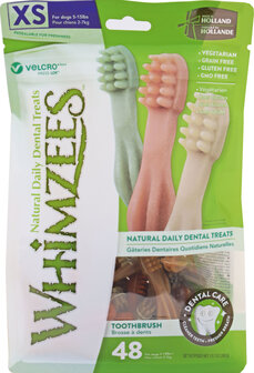 Whimzees toothbrush assorti X-small, 48 stuks in valuebag