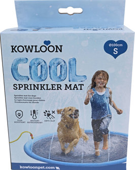 Kowloon Cool sprinkler mat blauw 100 cm