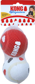Kong Signature Sport balls, large pak a 2 stuks