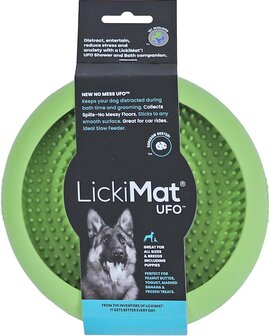 Licki Mat likmat Ufo groen, 18x3 cm.