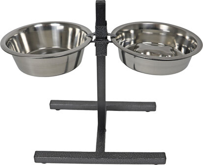 Boon voederstandaard H-model slowfeeder bot hamerslag 24cm