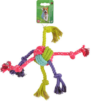 Boon speelgoed knoopbal + knoopslierten 33cm