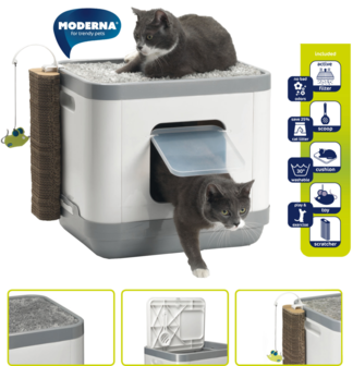 Plastic kattentoilet/slaapmand&quot;Cat Concept&quot;