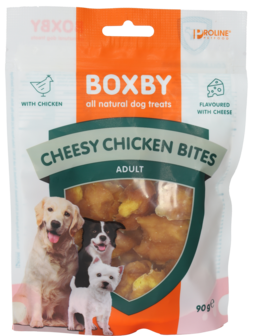 Proline Boxby, cheesy chicken bites 90 gram