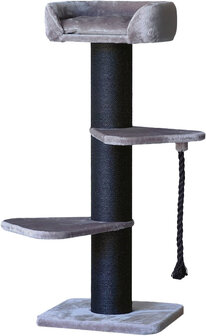 Boony krabpaal scenery xxl grijs/zwart 153cm