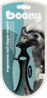 Boony nageltang hond ergonomisch groot gehoekt