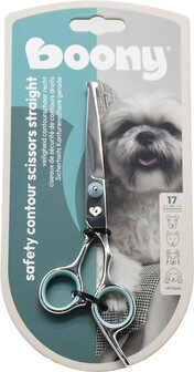 Boony veiligheid/contourschaar hond recht 17cm