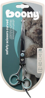 Boony veiligheidsschaar hond gebogen 20cm