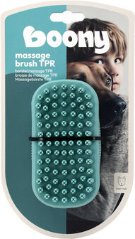 Boony borstel hond massage tpr ovaal