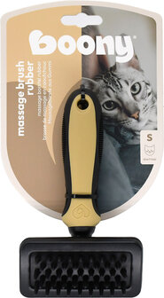 Boony massageborstel kat rubber small