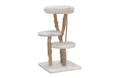 Designed By Lotte Raja Krabpaal Hout Creme 60x60x114 cm