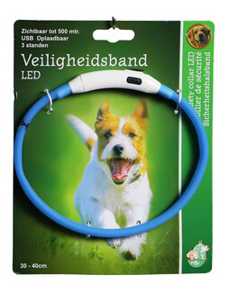 Boon veiligheidshalsband LED verstelbaar 