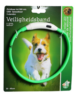 Boon veiligheidshalsband LED verstelbaar 