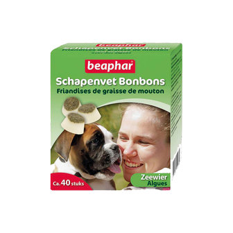 Schapenvet bonbons met zeewier 