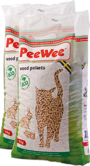 PeeWee 2x 9 kg kattenbakvulling
