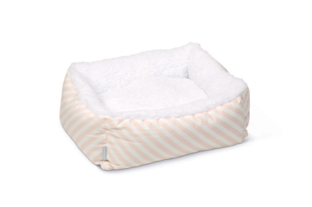 Beeztees puppy ligbed Nappy Roze/wit