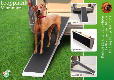 Loopplank Aluminium anti-slip 183 cm 