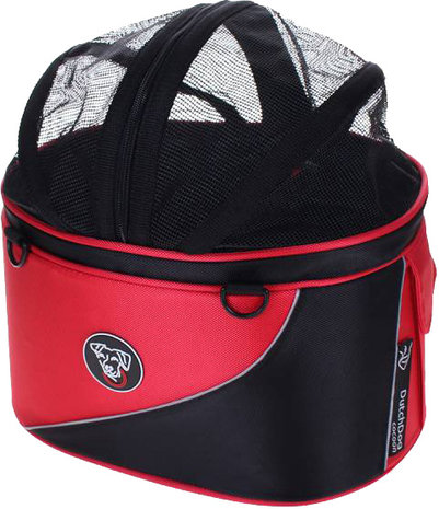 DoggyRide draagtas Cocoon XXL, rood/zwart