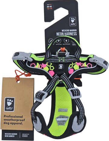 Hurtta Weekend Warrior harness neon licorice