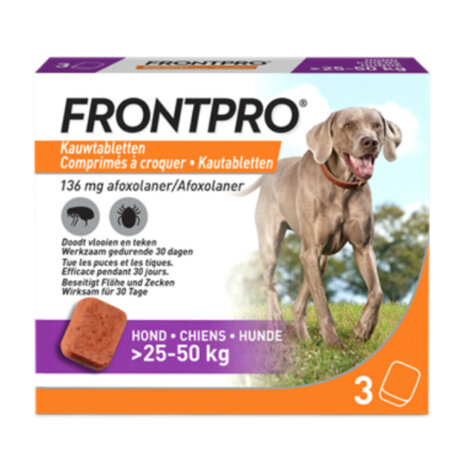 Frontpro Hond XL 25-50 kg 3 tabletten