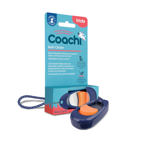 Coachi multi clicker navy/coral 41123a