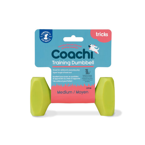 Coachi training dumbell medium lime 41411a