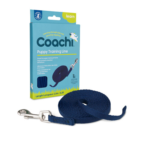 Coachi training line puppy 2,5mtr. Navy 41220a