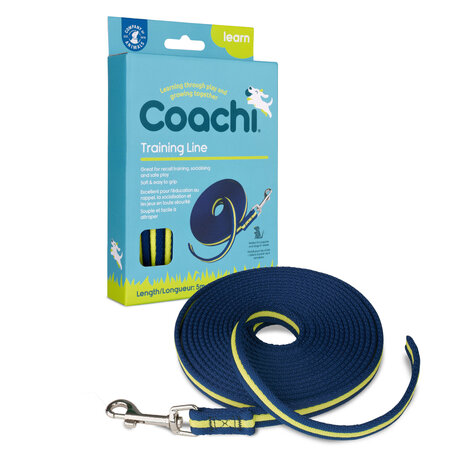 Coachi training line 5mtr. Navy &amp; lime 41231a