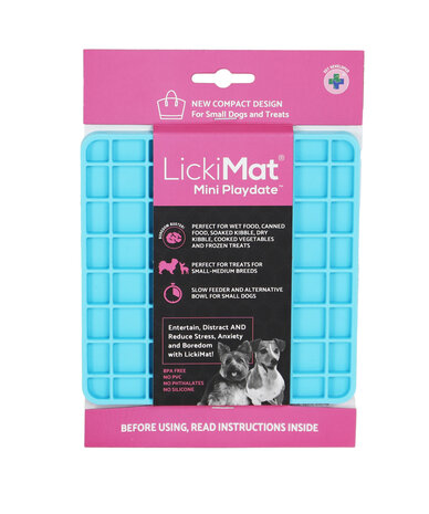 Lickimat likmat mini playdate turquoise 15cm