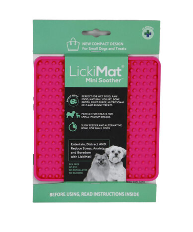 Lickimat likmat mini soother roze 15cm