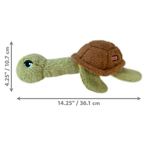 Kong scruffs turtle medium / large