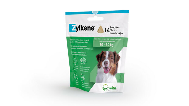 Zylkene Chews 225 mg voor middelgrote hond (10 - 30 kg)