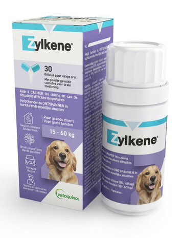 Zylkene Capsules 450 mg voor grote hond (15 - 60 kg)