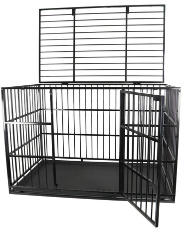 Boon hondenverblijf superior zwart 137x80x100cm