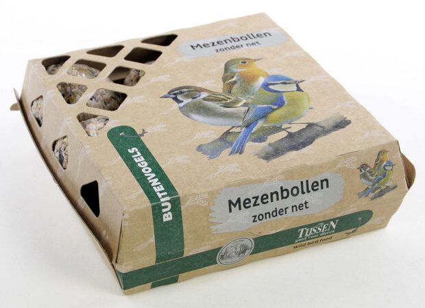 Mezenbollen doosje 9 stuks zonder net